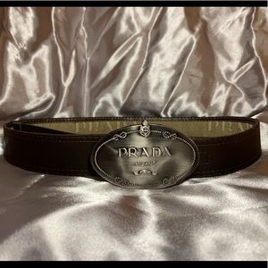 Prada belt leather